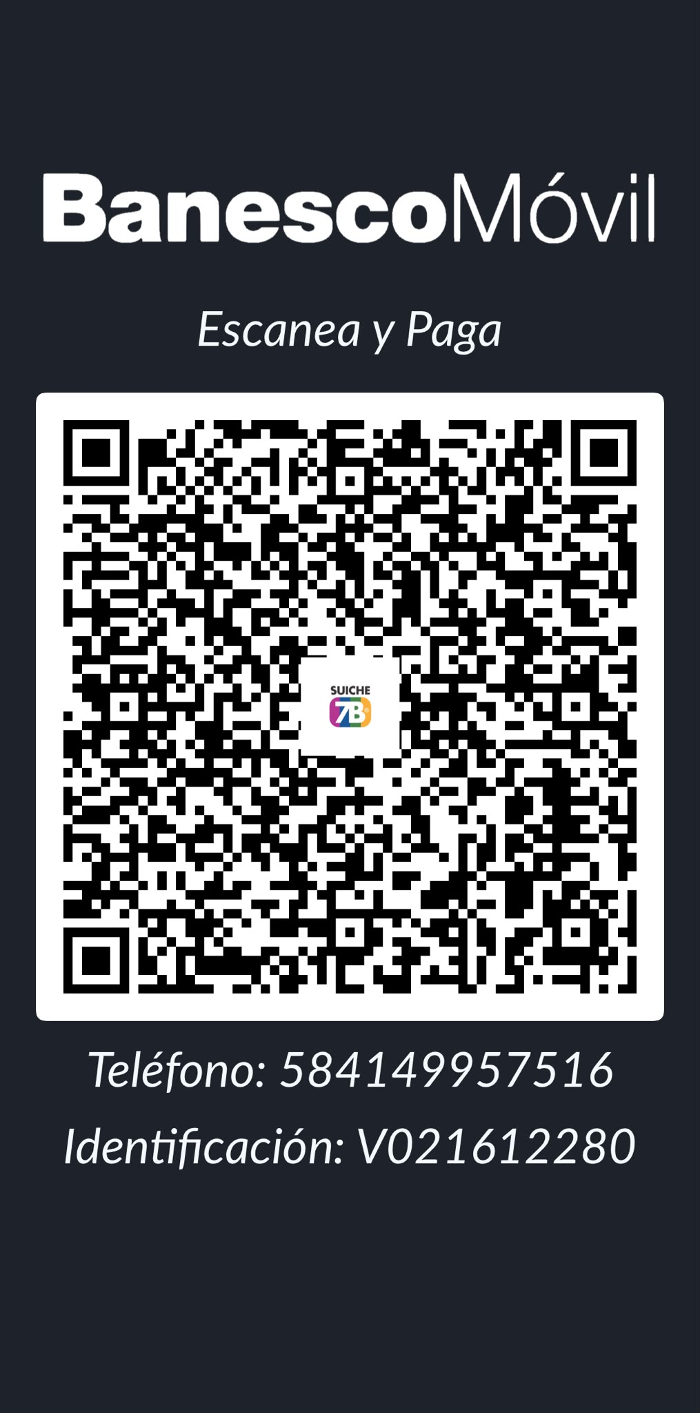 Código QR de Pago Móvil